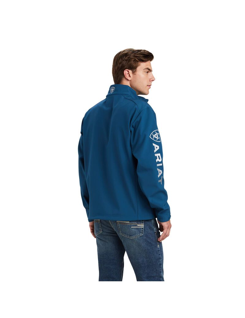 ARIAT Chaqueta Softshell con logotipo 2.0 para hombre, Carbón