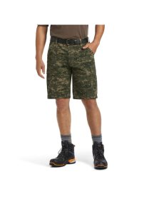 Bermudas Ariat Rebar DuraStretch Made Tough Cargo Camuflados Oscuro | FZC841653