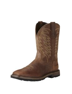 Botas De Trabajo Ariat Groundbreaker Marrom | ZEU470698