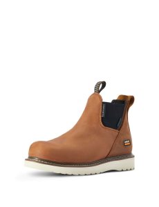 Botas De Trabajo Ariat Rebar Wedge Chelsea Impermeables Composite Puntera Naranjas | RST245968