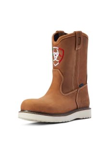 Botas De Trabajo Ariat Rebar Wedge Orgullo Mexicano Impermeables Naranjas | DOA703249