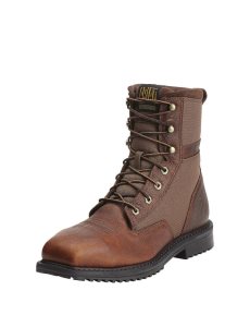 Botas De Trabajo Ariat RigTek 8' Anchos Square Puntera Composite Puntera Marrom | PZF067195