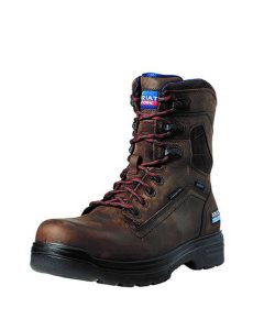 Botas De Trabajo Ariat Turbo 8' USA Assembled Impermeables Carbon Puntera Marrom | XDP780216