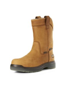 Botas De Trabajo Ariat Turbo Pull-On Impermeables Carbon Puntera Multicolor | ZIF652941
