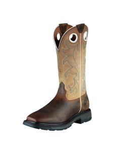 Botas De Trabajo Ariat WorkHog Anchos Square Puntera Altos Steel Puntera Multicolor | VEY417650