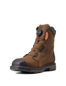 Botas De Trabajo Ariat WorkHog XT 8' BOA Impermeables Carbon Puntera Chocolate Marrom | KXC942186