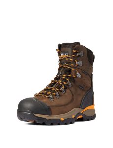 Botas Impermeables Ariat Endeavor 8' Carbon Puntera Trabajo Chocolate Marrom | WPK862597