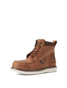 Botas Impermeables Ariat Rebar Wedge Moc Puntera Composite Puntera Trabajo Naranjas | QJC852306