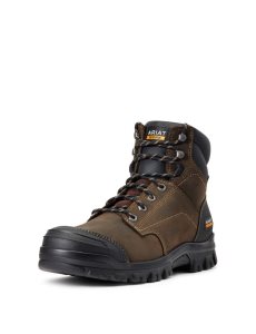 Botas Impermeables Ariat Treadfast 6' Trabajo Marrom Oscuro | ONI421703
