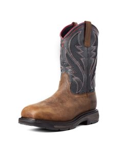 Botas Impermeables Ariat WorkHog XT VentTEK Carbon Puntera Trabajo Marrom | GBM103245