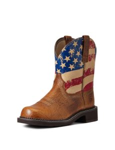 Botas Occidentales Ariat Fatbaby Heritage Patriot Multicolor | VUQ653412