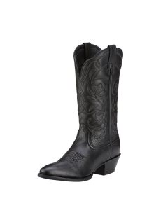 Botas Occidentales Ariat Heritage R Puntera Negros | TNL742061