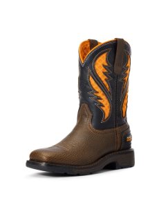 Botas Occidentales Ariat Trabajo Venttek Marrom | WUY067198