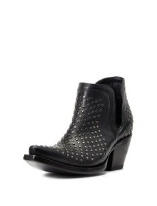 Botines Ariat Dixon Studs Western Negros | WOH812036