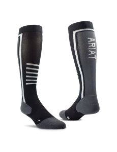 Calcetines Ariat Slimline Performances Negros | FJP781340