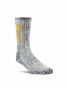 Calcetines Ariat Ultimate Thermal Lana Blend Trabajo 2PCS Negros | BCT835690