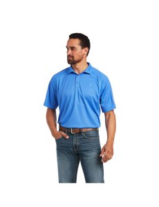 Camisa Polo Ariat AC Azules | QUX047236