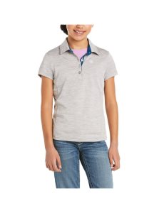 Camisa Polo Ariat Laguna Grises | NPO019647