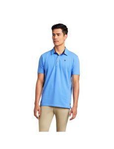Camisa Polo Ariat Medal Azules | IKA830726
