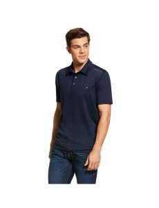 Camisa Polo Ariat Norco Azul Marino | JHY730294