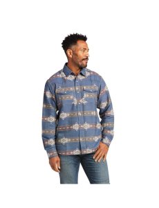 Camisas De Traje Ariat Hector Retro Fit Azules | XDE472098