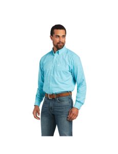 Camisas De Traje Ariat Solid Slub Classic Fit Multicolor | DQN396548