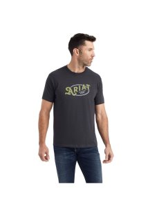 Camiseta Ariat Rope Oval Grises | DIG624735