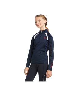 Capas Intermedias Ariat Sunstopper 2.0 Team 1/4 Zip Multicolor | VHI165308