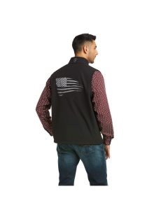 Chalecos Ariat Logo 2.0 Patriot Softshell Negros | ESV861239
