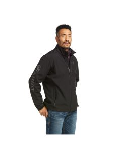 Chaquetas Ariat Logo 2.0 Patriot Softshell Agua Resistant Negros | CRX579034