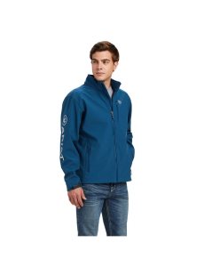 Chaquetas Ariat Logo 2.0 Softshell Azules | KJO241965