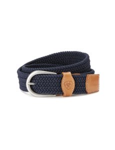 Cinturones Ariat One Rail Woven Azul Marino | YFS823074