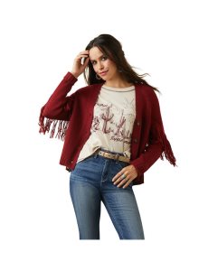 Cárdigan Ariat Red Rock Rojos | UTK049263