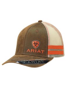 Gorras Ariat Structured Medium High Marrom | QXF937125