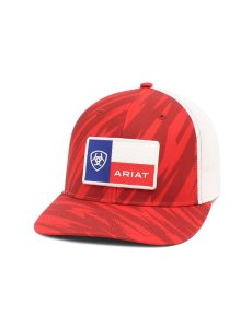 Gorras Ariat Texas Flag Rojos | VJI078596