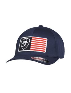 Gorras Ariat Usa flag patch shield Azul Marino | RKD318250