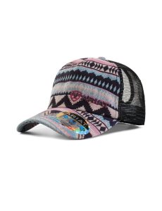 Gorras Ariat Zigzag stripe print Rosas | PTX986014