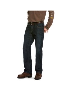 Jeans Ariat Rebar M4 Relaxed DuraStretch Edge Stackable Directo Leg Azules Oscuro | ZQG623501