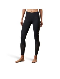 Mallas Ariat Eos Knee Patch Negros | BKO540397