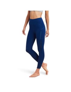 Mallas Ariat Venture Thermal Half Grip Azules | KQI520137