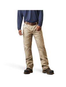 Pantalones Ariat FR M4 Relaxed Workhorse Boot Cut Kaki | YJR652190