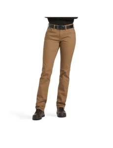 Pantalones Ariat Rebar DuraStretch Made Tough Directo Leg Kaki | QXU615347