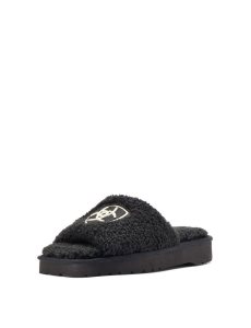 Pantuflas Ariat Cozy Chic Square Puntera Negros | UHB970426