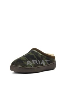 Pantuflas Ariat Logo Encapuchado Back Clog Camuflados | CWE021569