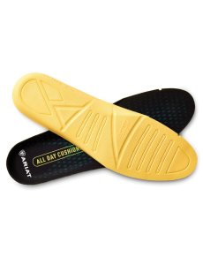 Plantillas Ariat All Day Cushioning Round Puntera Negros | OZM129430