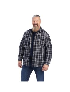 Ropa De Trabajo Ariat Rebar DuraStretch Flannel Insulated Shirts Jackets Negros | ORL630215