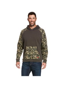 Sudadera Con Capucha Ariat FR DuraStretch Patriot Verde Oliva Camuflados | PNW507491