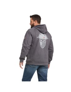 Sudadera Con Capucha Ariat FR Rev Full Cover Flag Full Zip Grises | NFV057832