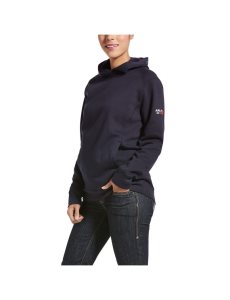 Sudadera Con Capucha Ariat FR Rev Pullover Azul Marino | NKH271840