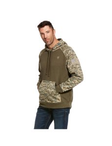 Sudadera Con Capucha Ariat Patriot Verde Oliva Camuflados | EZF806917